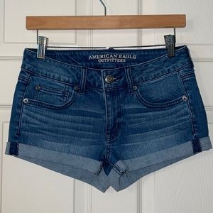 American Eagle Stretch Shortie Jean shorts
